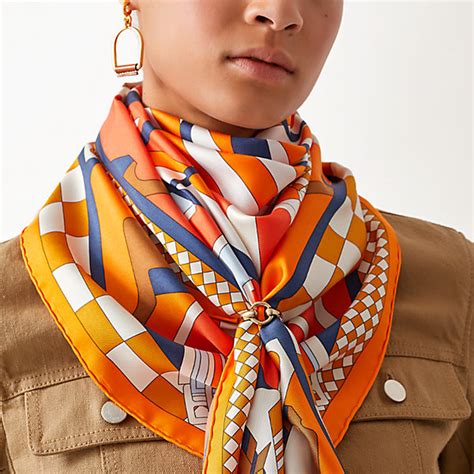 hermes scarf tying|hermes scarf how to wear.